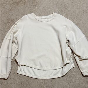 We The Free high low beige top size SM